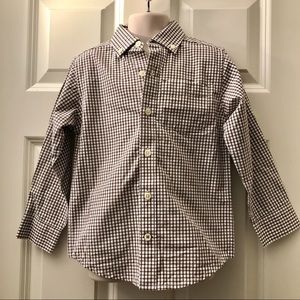 Gymboree Boys Dress Shirt 4 Long Sleeves Cotton
