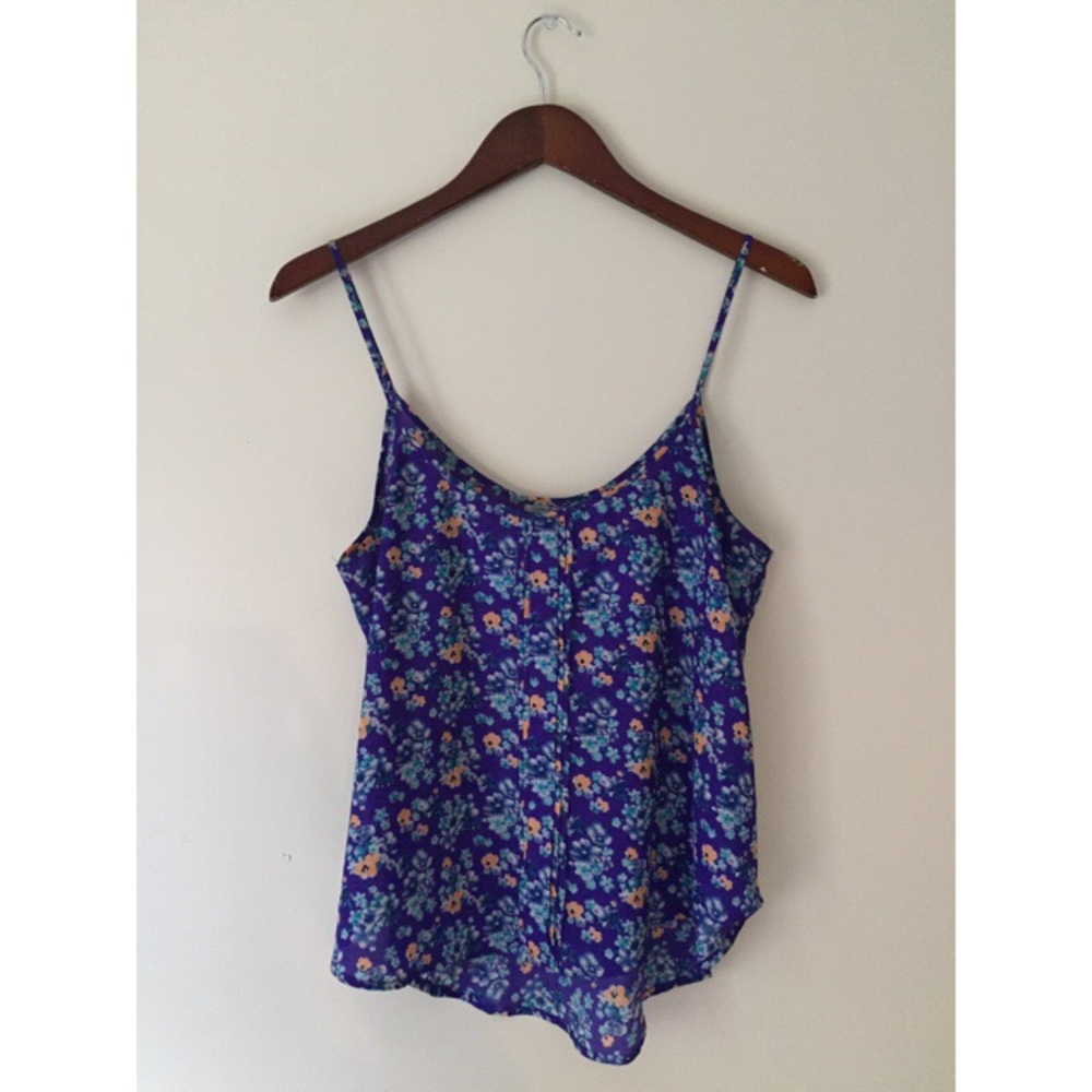 All or Nothing Violet Floral Blouse