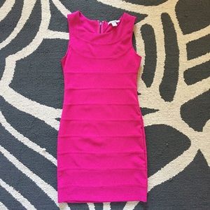 Hot pink dress
