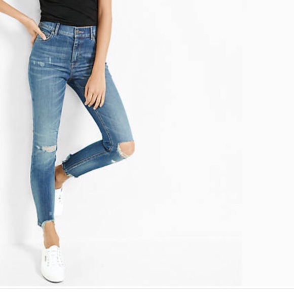 express distressed jeans