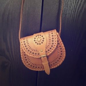 Cleobella genuine leather satchel bag