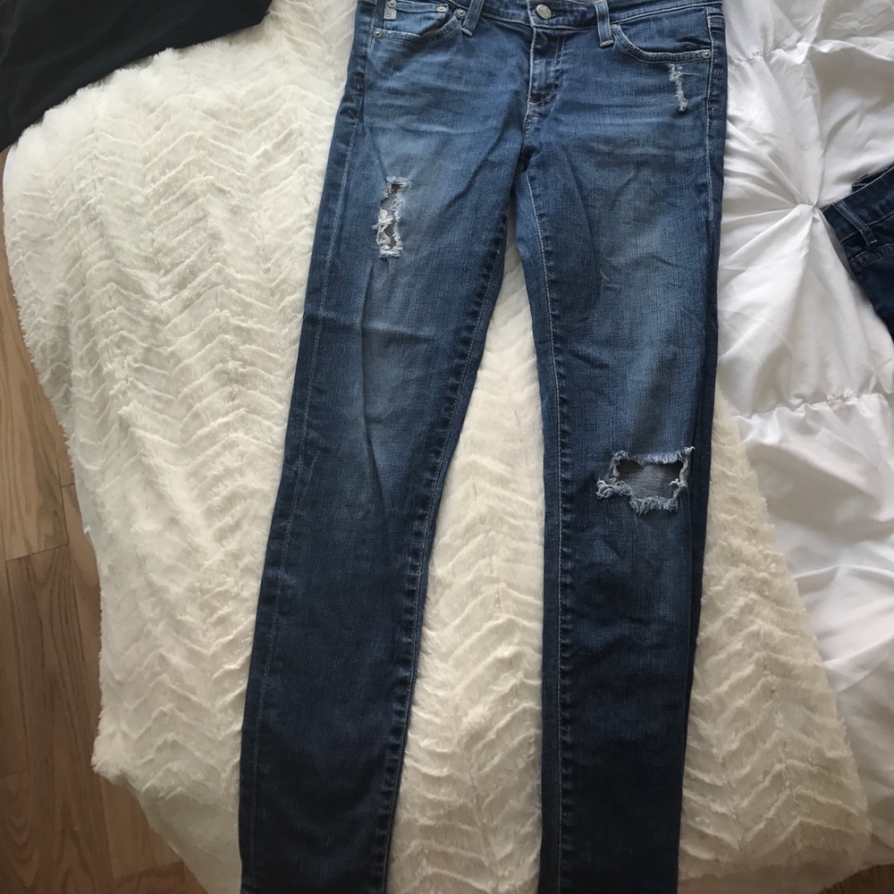 AG ripped jeans
