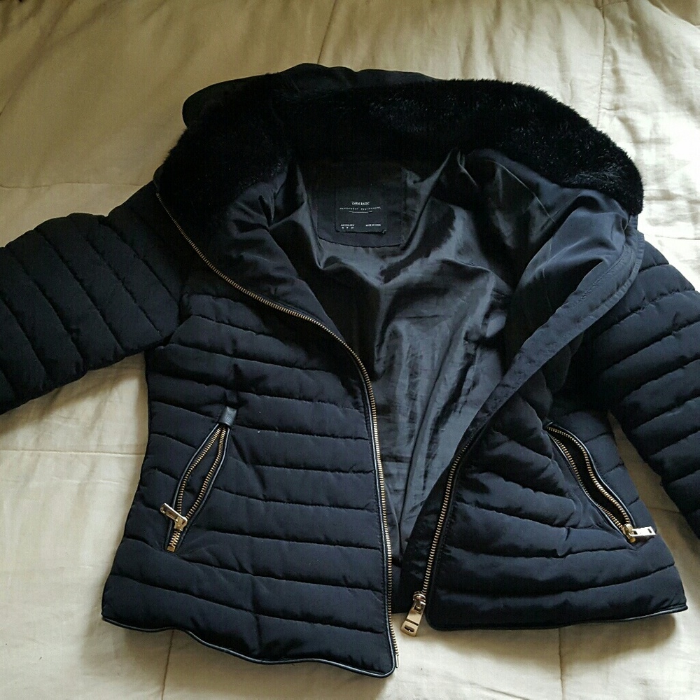 Zara puffer coat