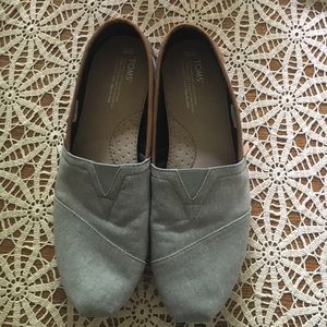 Men's TOMS Frost Grey Chambray Classics