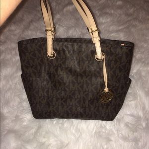 Michael Kors monogrammed tote
