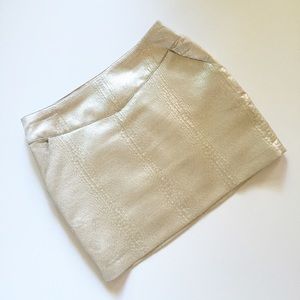 Shimmer mini skirt