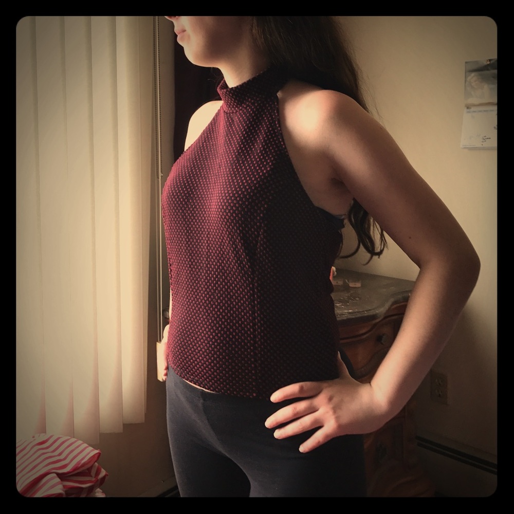 Open Back Blouse