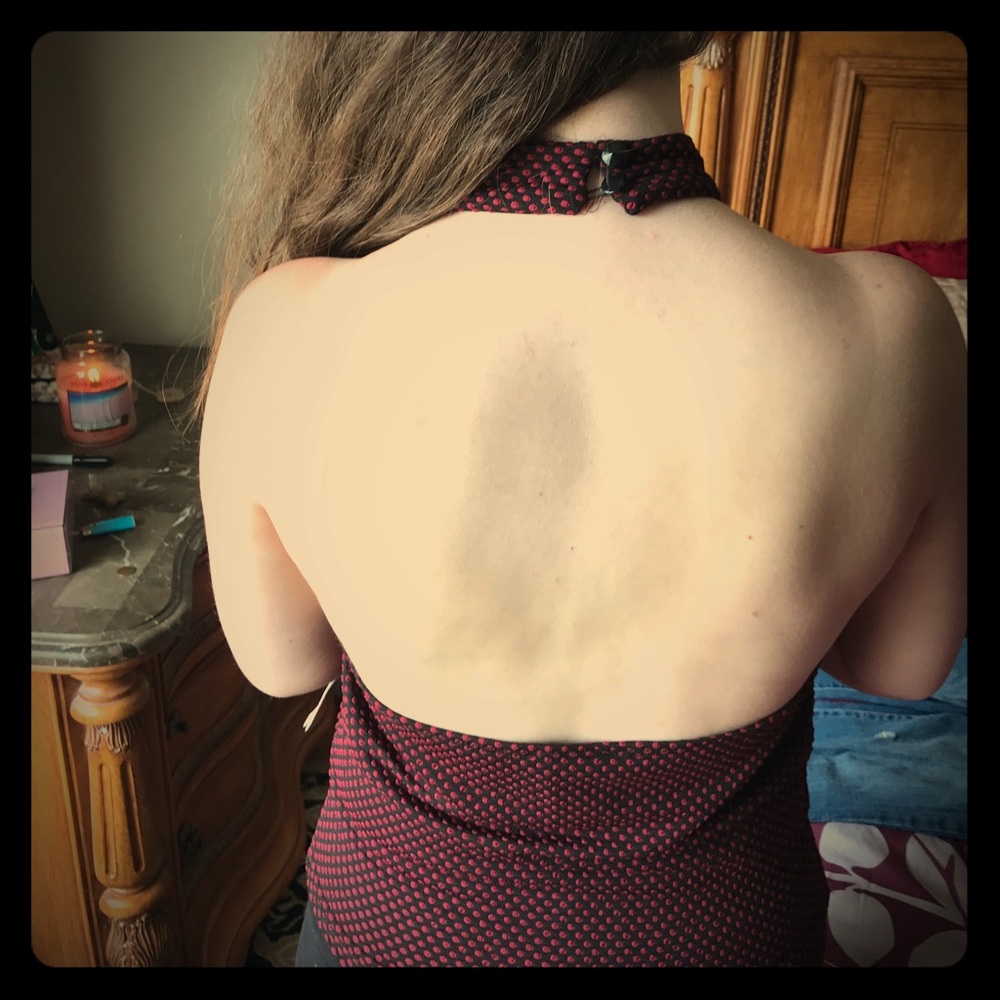 Open Back Blouse - Picture 2 of 2