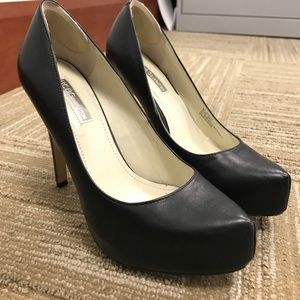 BCBG Leather Platform Pumps - Size 6.5