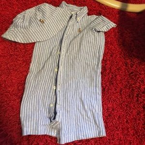 Adorable Boys One Piece Suit. Great for the Summer