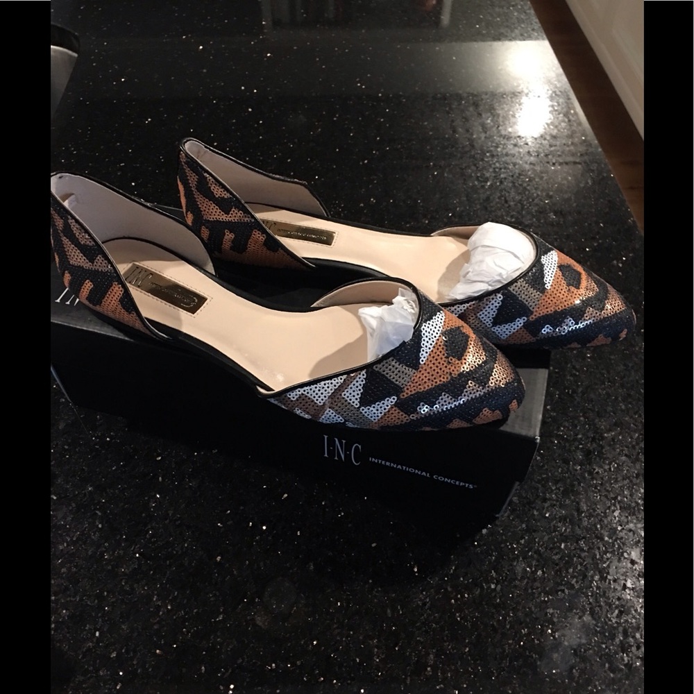 Size 9. Brand new, multi color.   INC