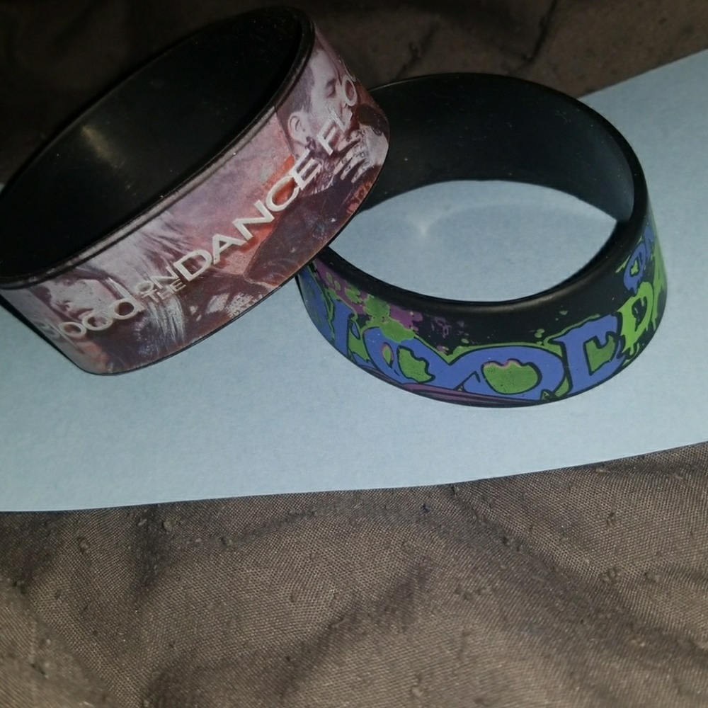 Blood on the dance floor wrist bands