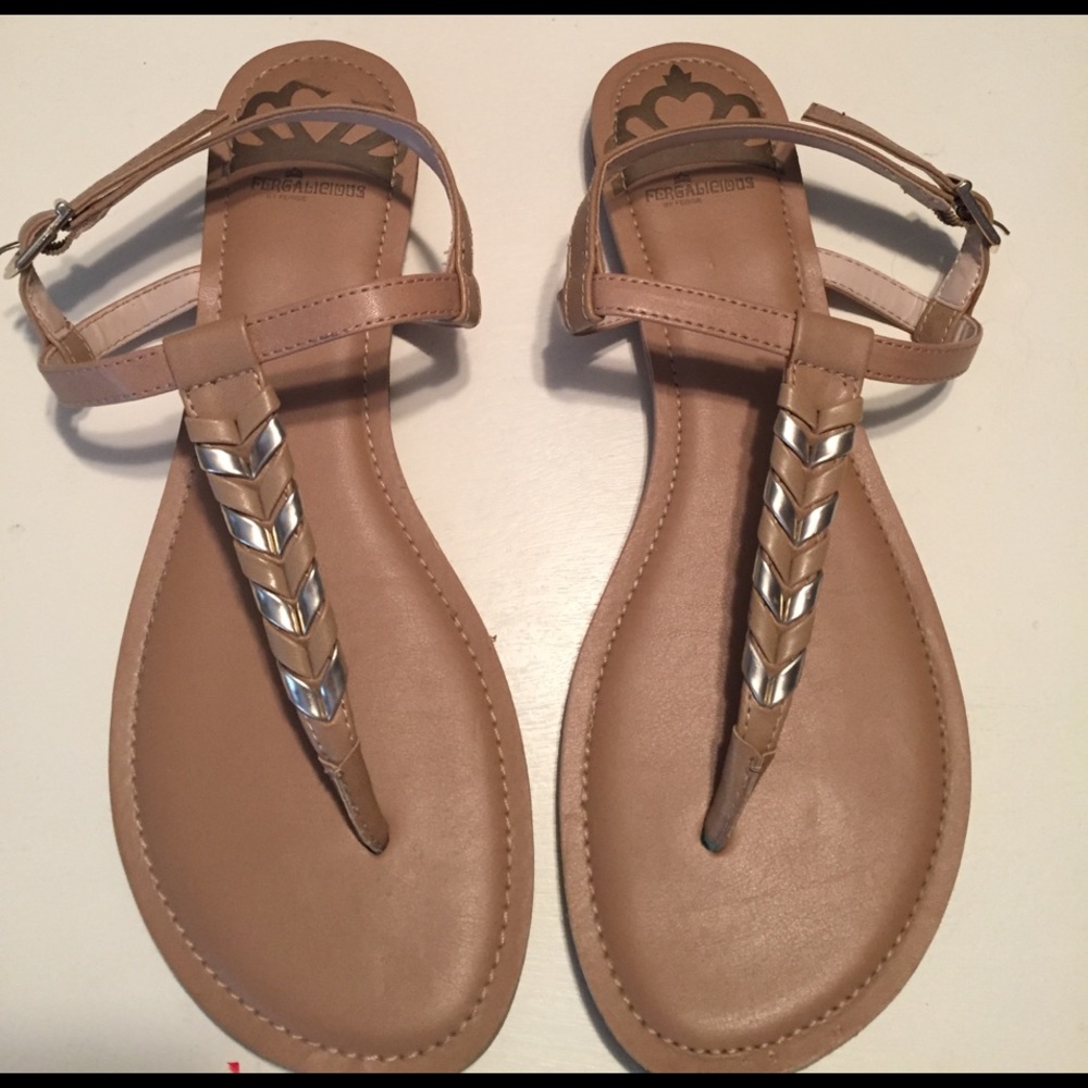 Tan sandals