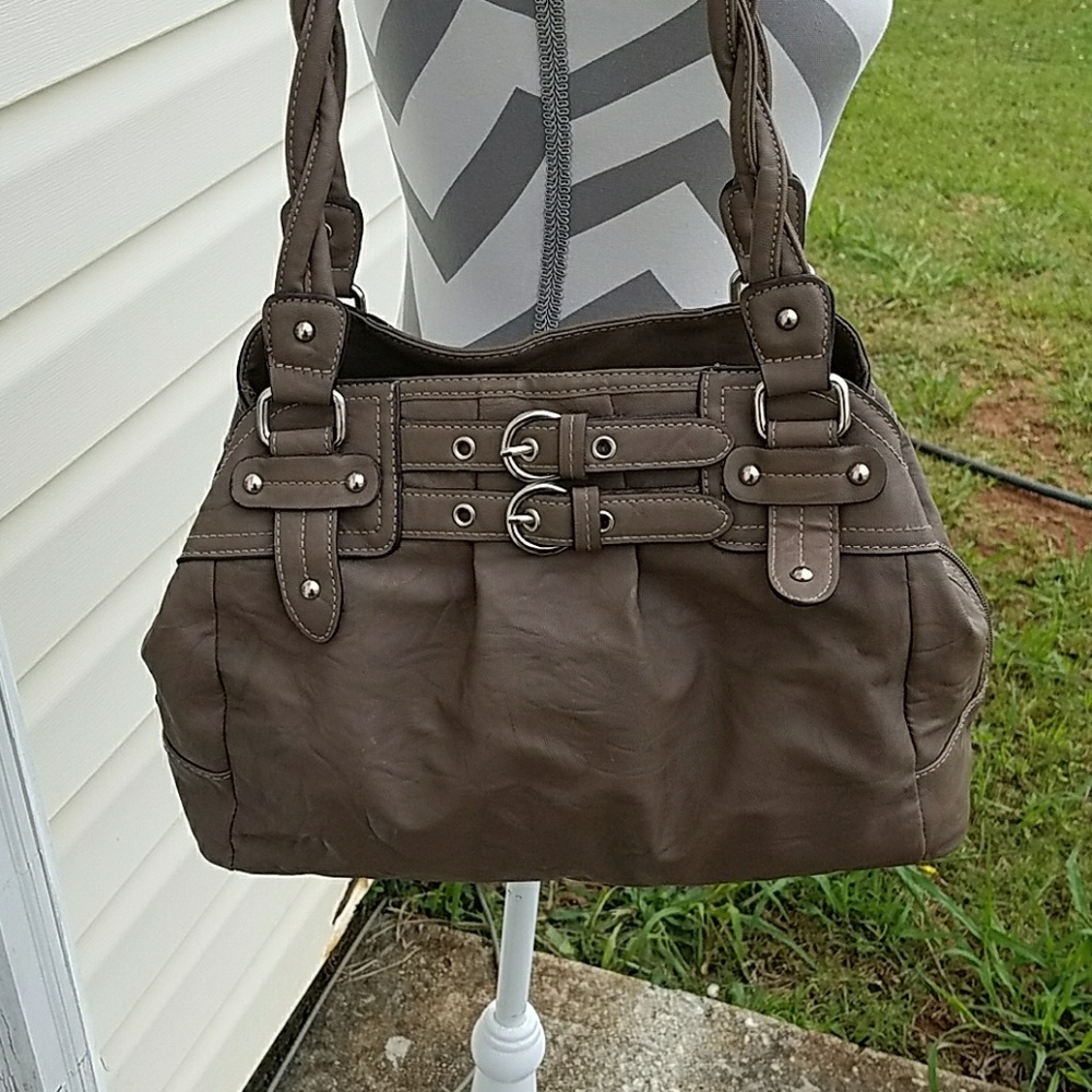 Brown/ taupe purse