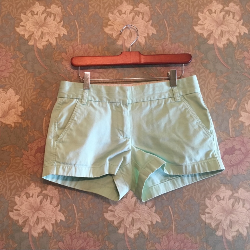 J. Crew 3" Chino Shorts - Misty Spearmint