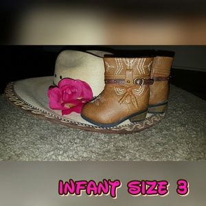 Little Cowgirl Boots w/ Zipper