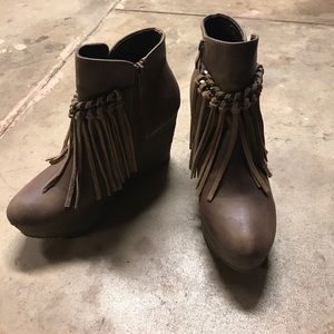 SBicca Zepp Fringe Bootie