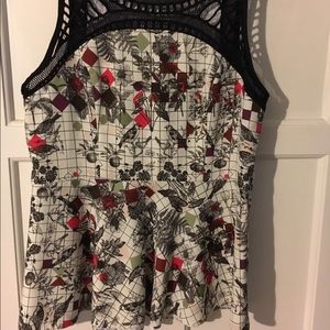 Anthropologie peplum top
