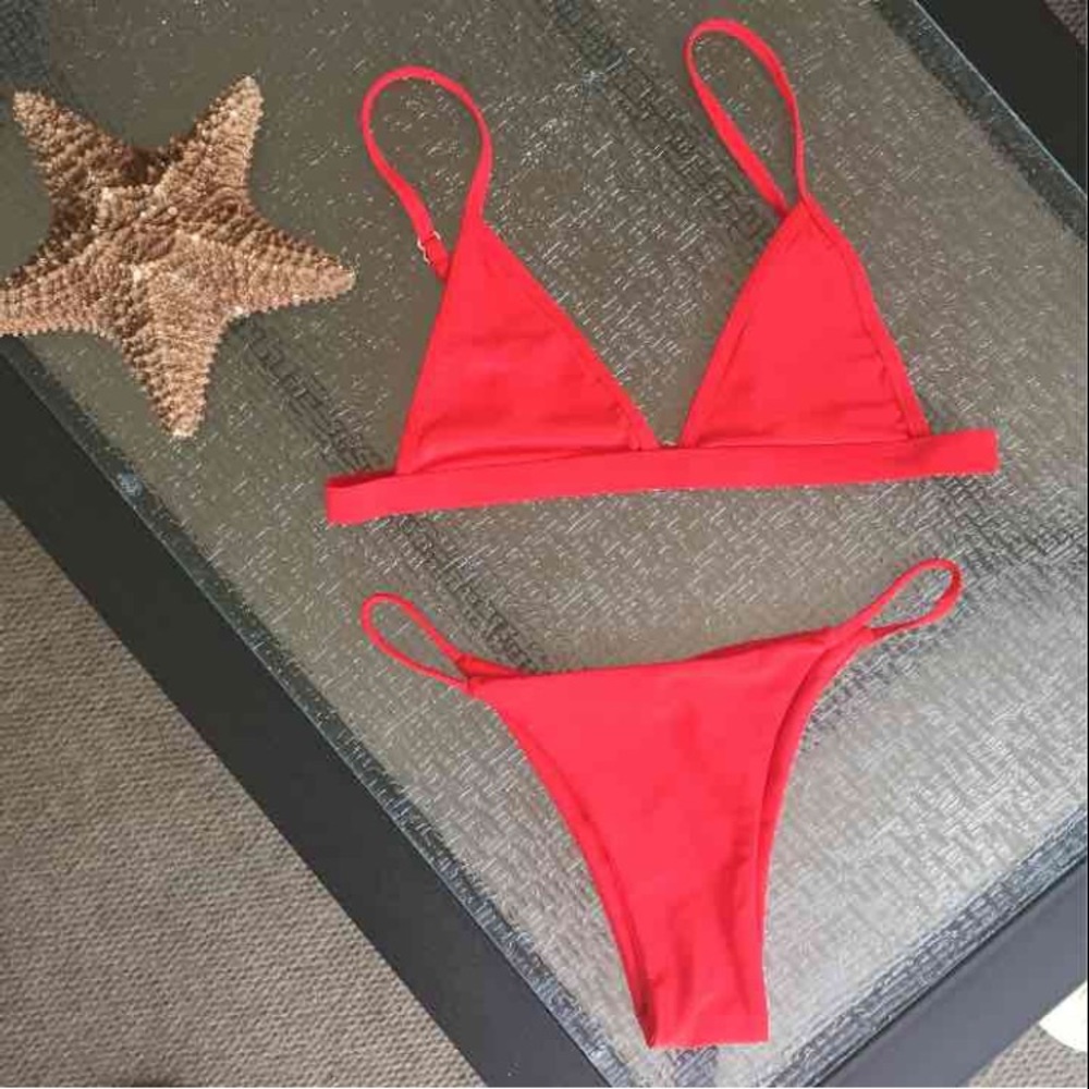 Red bikini