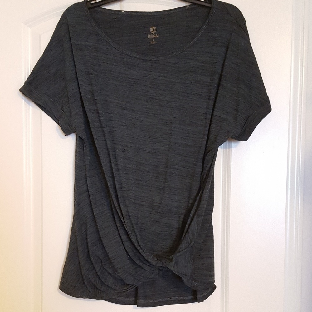 Balance Collection Knot Front Yoga Shirt