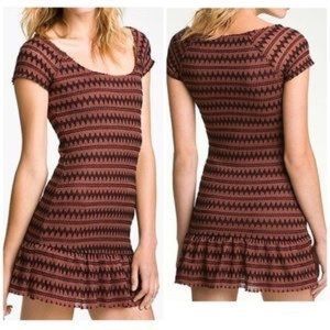 Free People Ruffle Sweater Dress