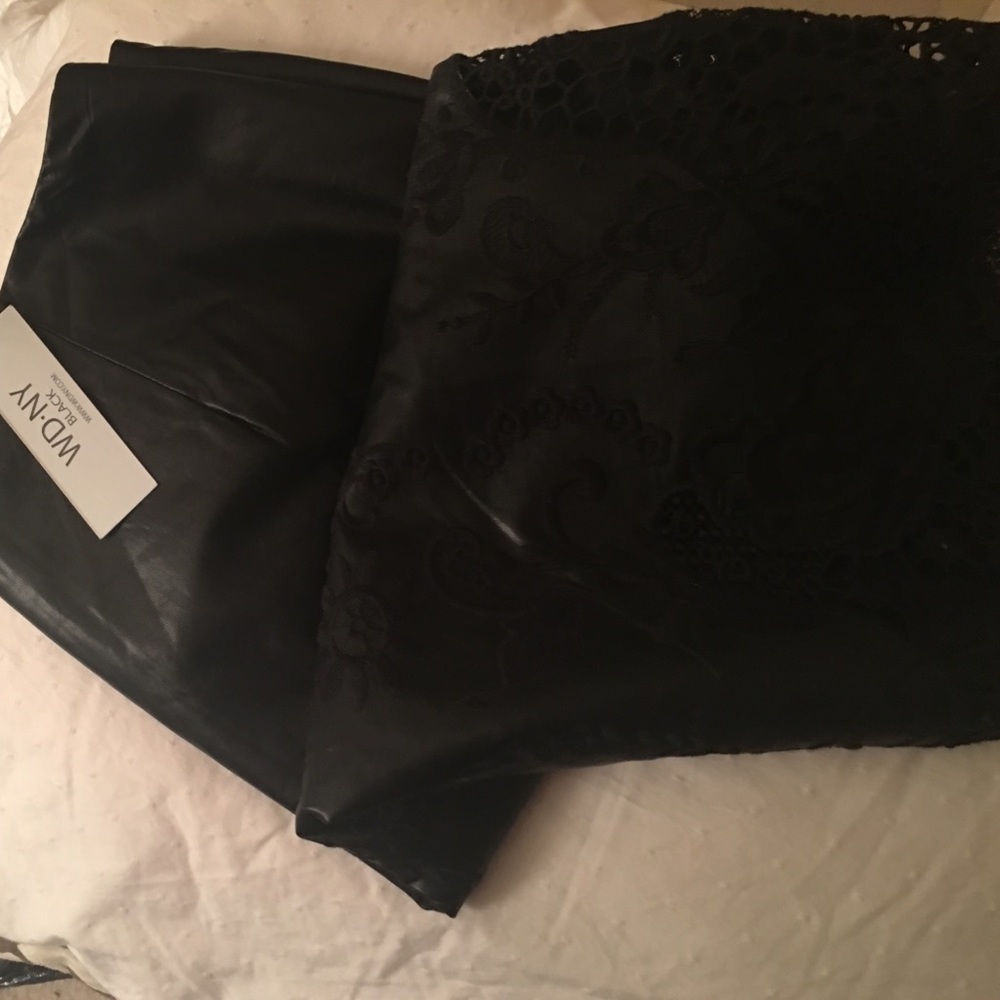 Pleather skirt