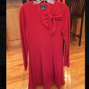 Red Sweater Dress