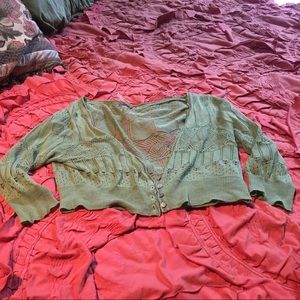 Free People crocheted shrug!!