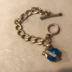 Gold Juicy Couture charm bracelet