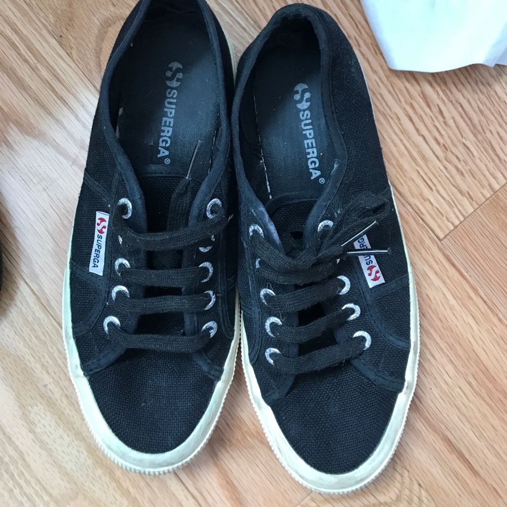 SUPERGA BLACK SNEAKERS