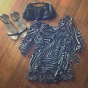 White House Black Market 100% Silk Shirt