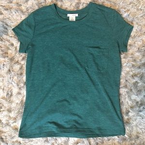 Teal green t shirt worn once and great condition