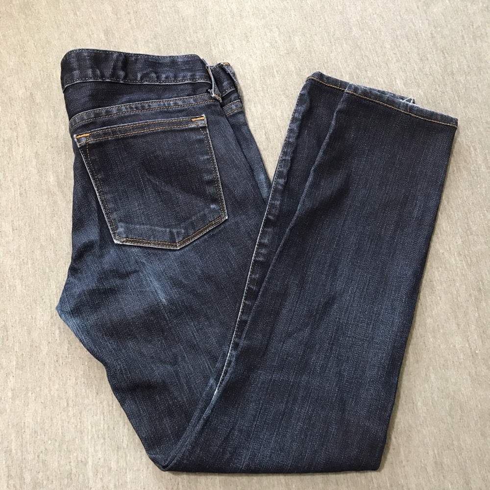J Crew Ankle Toothpick Clanton Wash Jeans