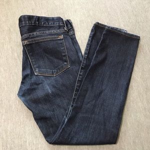 J Crew Ankle Toothpick Clanton Wash Jeans
