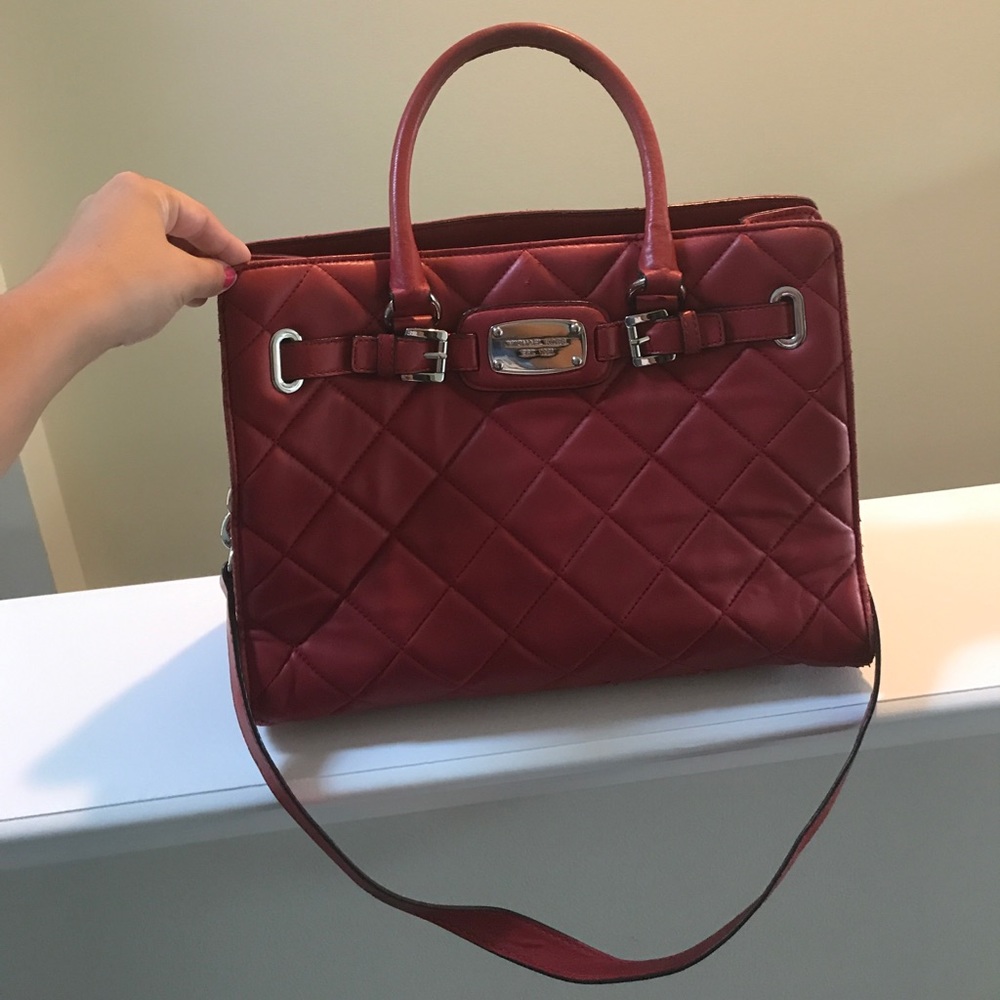 Red Michael Kors Purse
