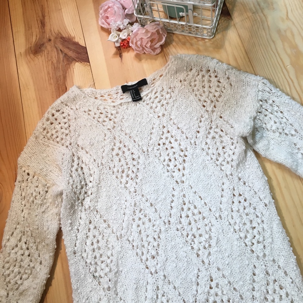 Open-stitch Sweater