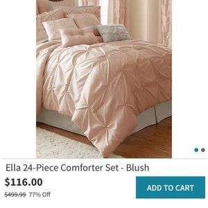 King 24 piece comforter set never opened!