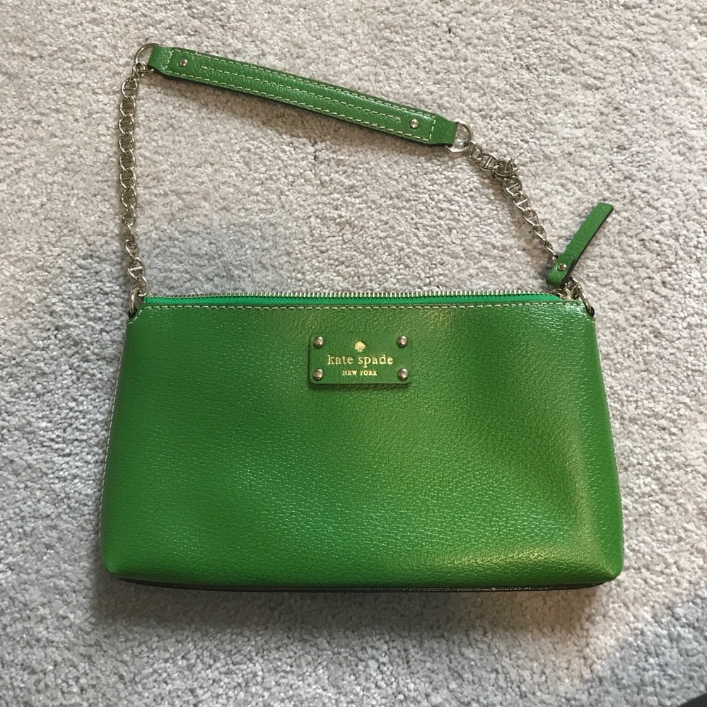 Green Kate Spade Purse