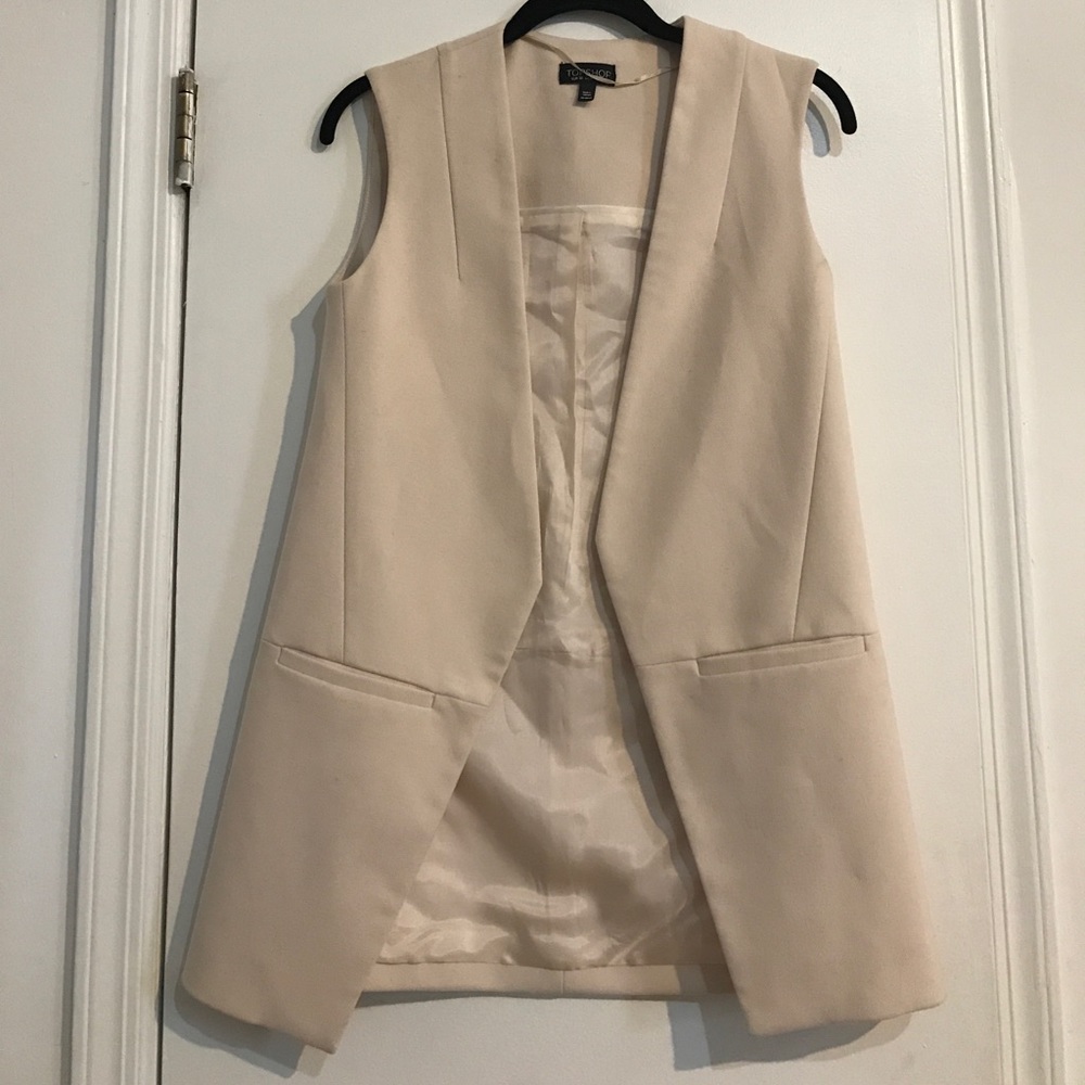 Topshop Sleeveless Blazer