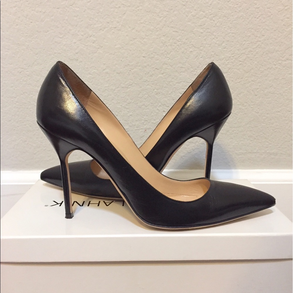 Manolo Blahnik BB point toe pumps 105mm