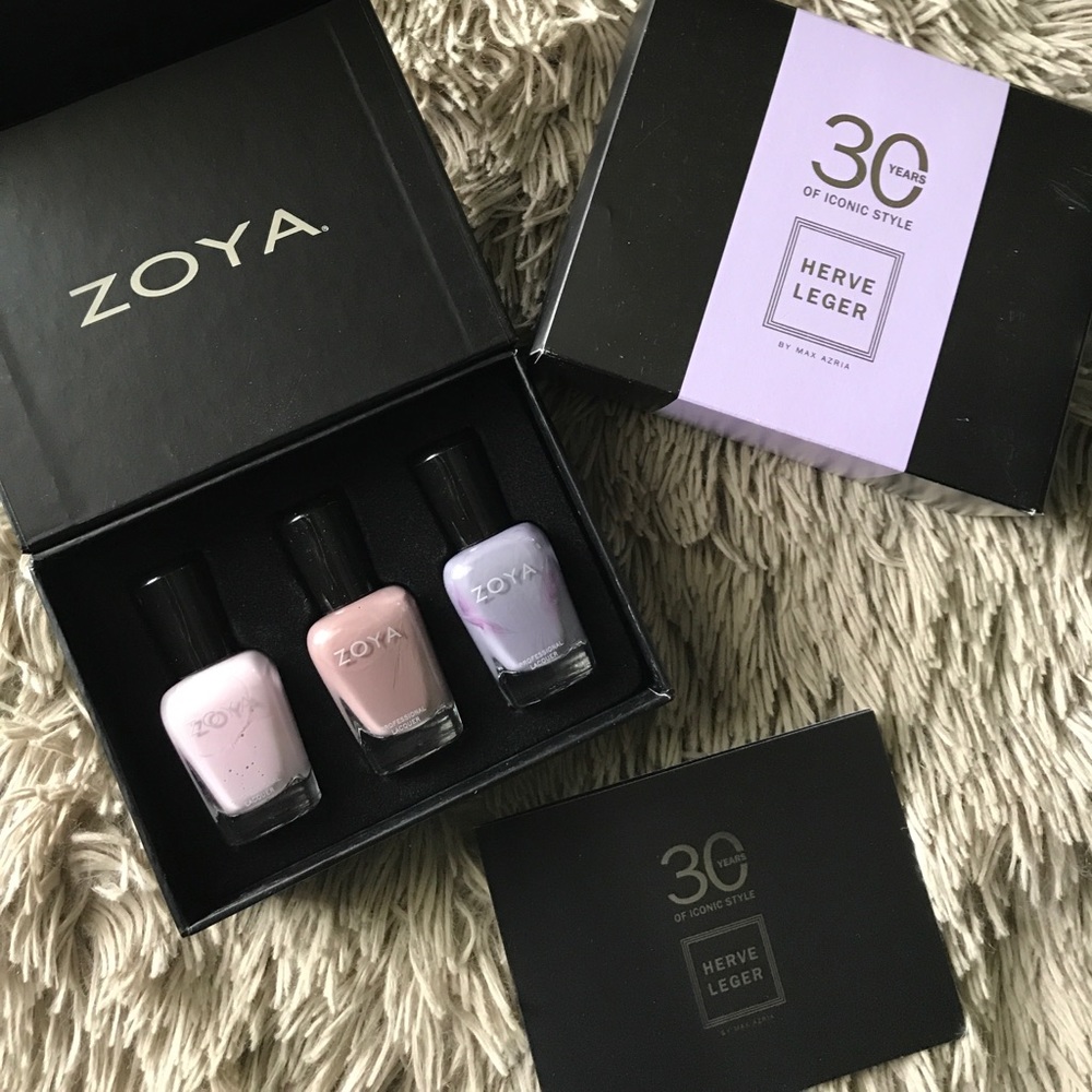 Herve Leger nail polish set