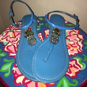 Blue Pineapple Gem Unisa Sandals