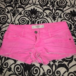 Hot Neon Pink Shorts