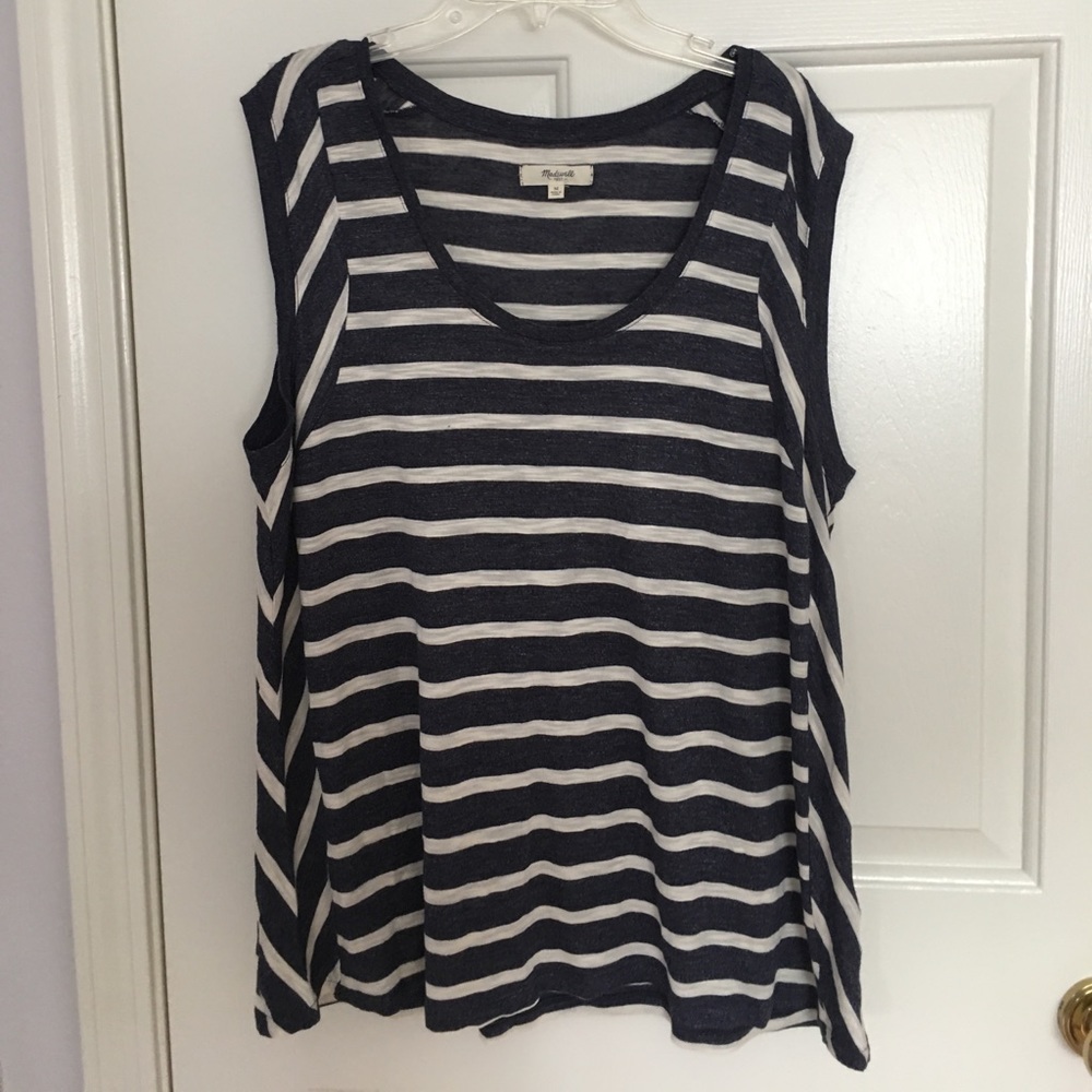 Madewell Stripe Sleeveless Tank