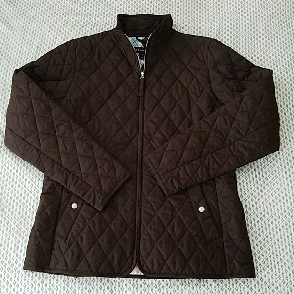 Lands End Quilted Riding Jacket