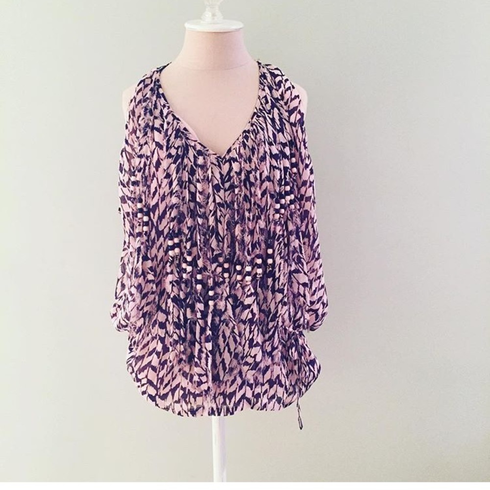 Fringe beaded top