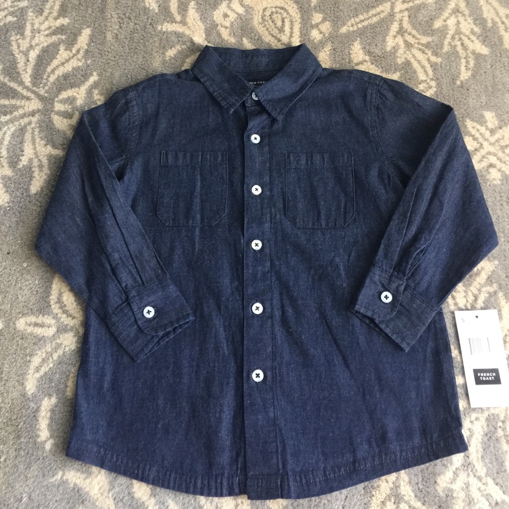 Boys- Chambray, button down shirt