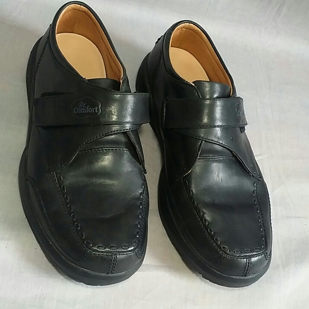 Men's Dr. Comfort FRANK Shoes 8 W Leather
