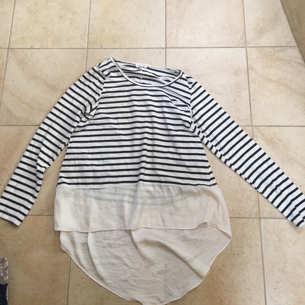 Anthro striped top