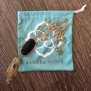 Kendra Scott Black Rayne Necklace